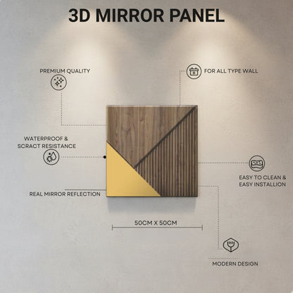 Oak Wood 3D Wall Panels Plaina Design