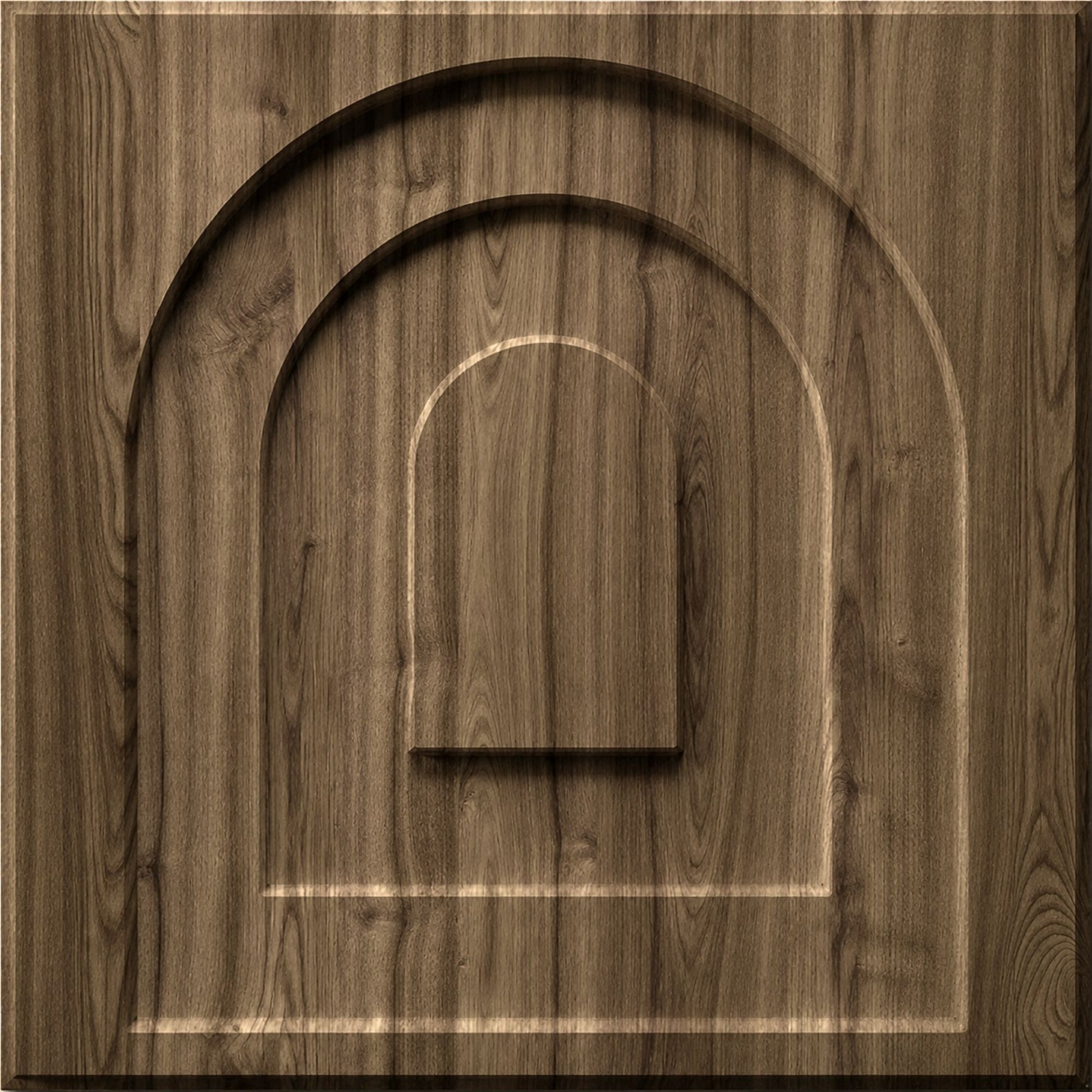 Oak Wood Archi Design 3D Wall Panel