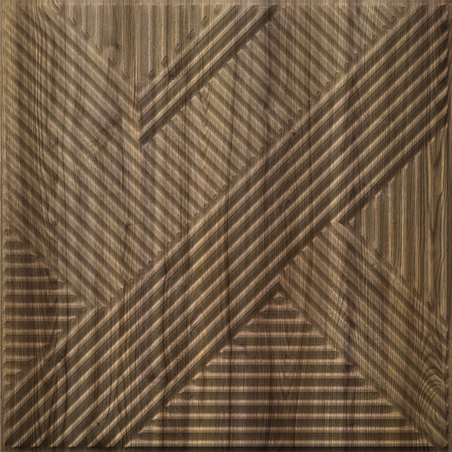 Oak Wood Self Adhesive Panels Line Abstract Design