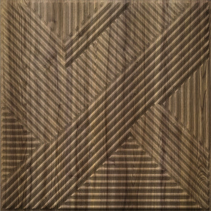 Oak Wood Self Adhesive Panels Line Abstract Design