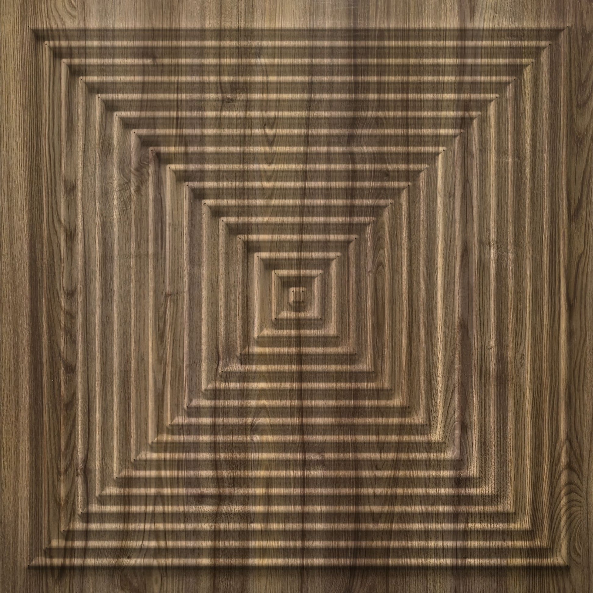 Oak Wood Self Adhesive Panels Square Design TP112