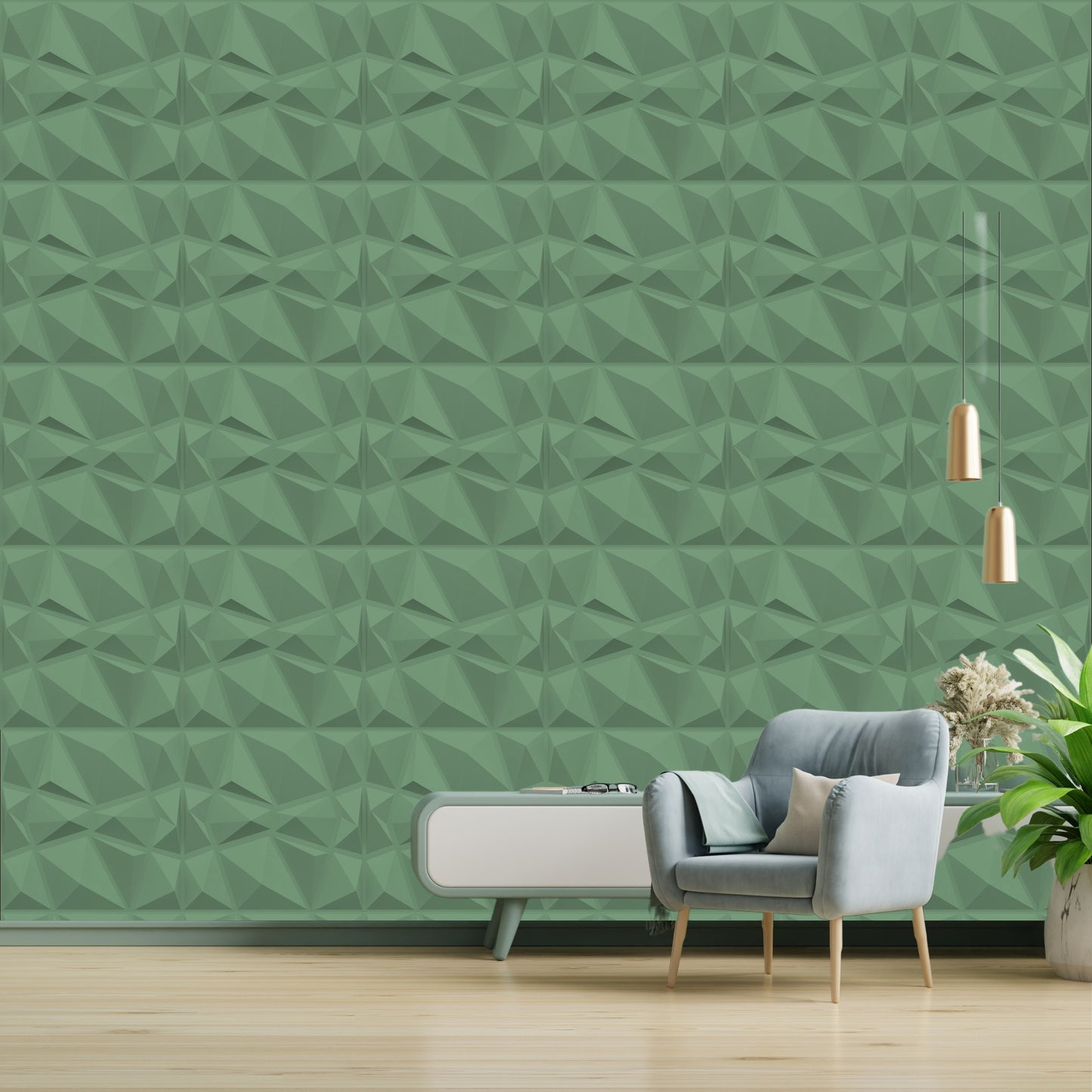 3D Wall Panels - PVC Stone Design 50X50 cm