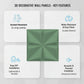 Olive Green 3D Wall Panels Bloom Design