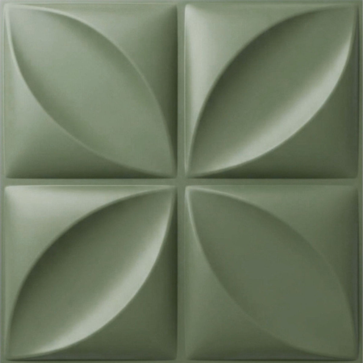 Olive Green Butterfly Design 3D Wall Panel-1