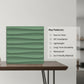 Olive Green 3D Wall Panels Dune Design