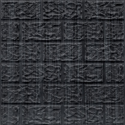 Pine Wood Self Adhesive 3D Panels Brick Design