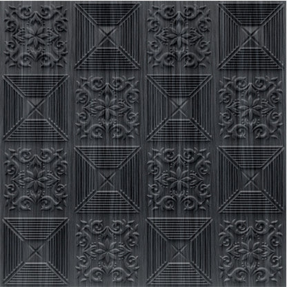 Pine Wood Self Adhesive Wall Panels Flower Design