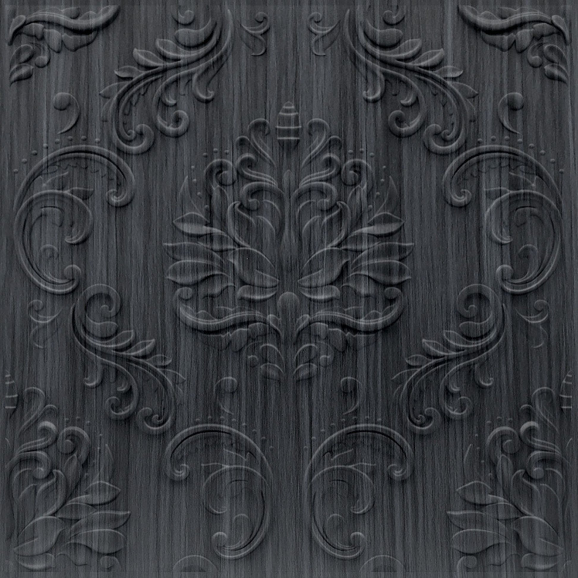 Pine Wood Self Adhesive Panels Damask Design
