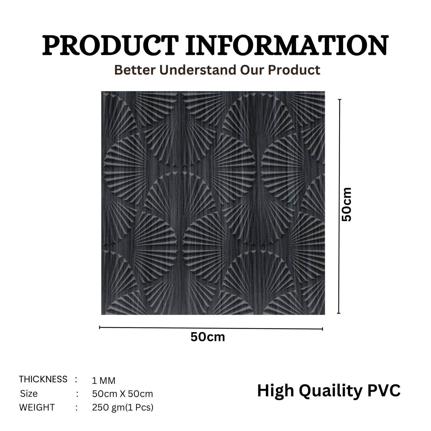 Pine Wood Self Adhesive Panels Hand Fan Design