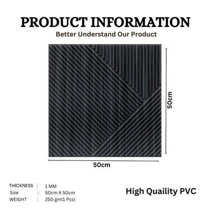 Pine Wood Self Adhesive Panels Stripe Design