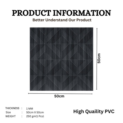 Pine Wood Self Adhesive Panels triangle Design