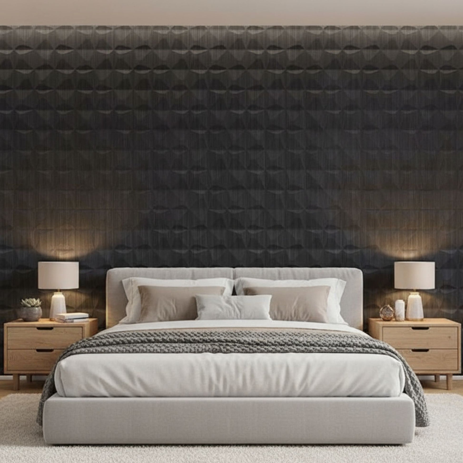 Pine Wood 3D Wall Panels Pixel Design