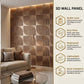 Gold Copper Self Adhesive 3D Panels Curve Design