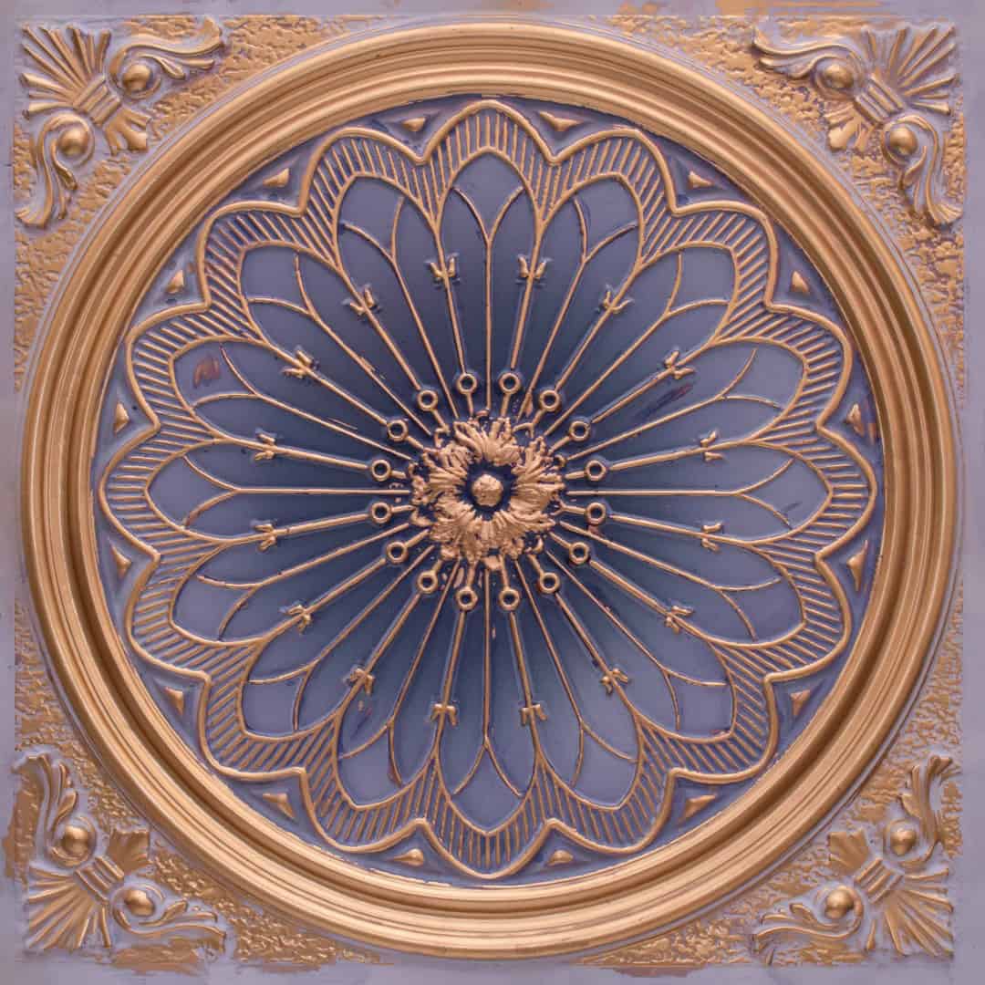 Regal Jewel Color Grand Dahlia Design PVC Ceiling Panel