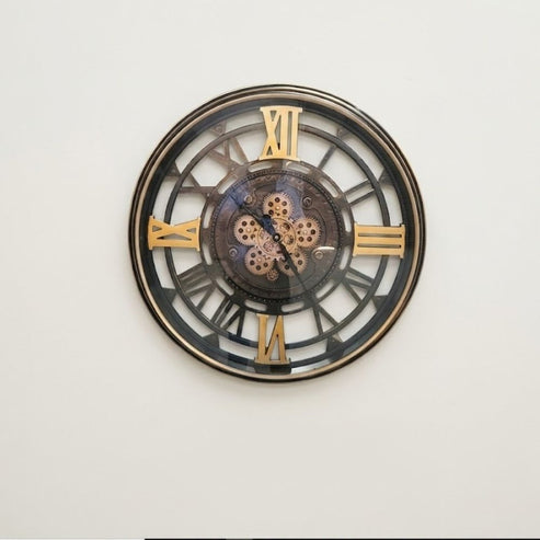 Classic Wall Clock Decorative Size-69 cm | Roman Metal
