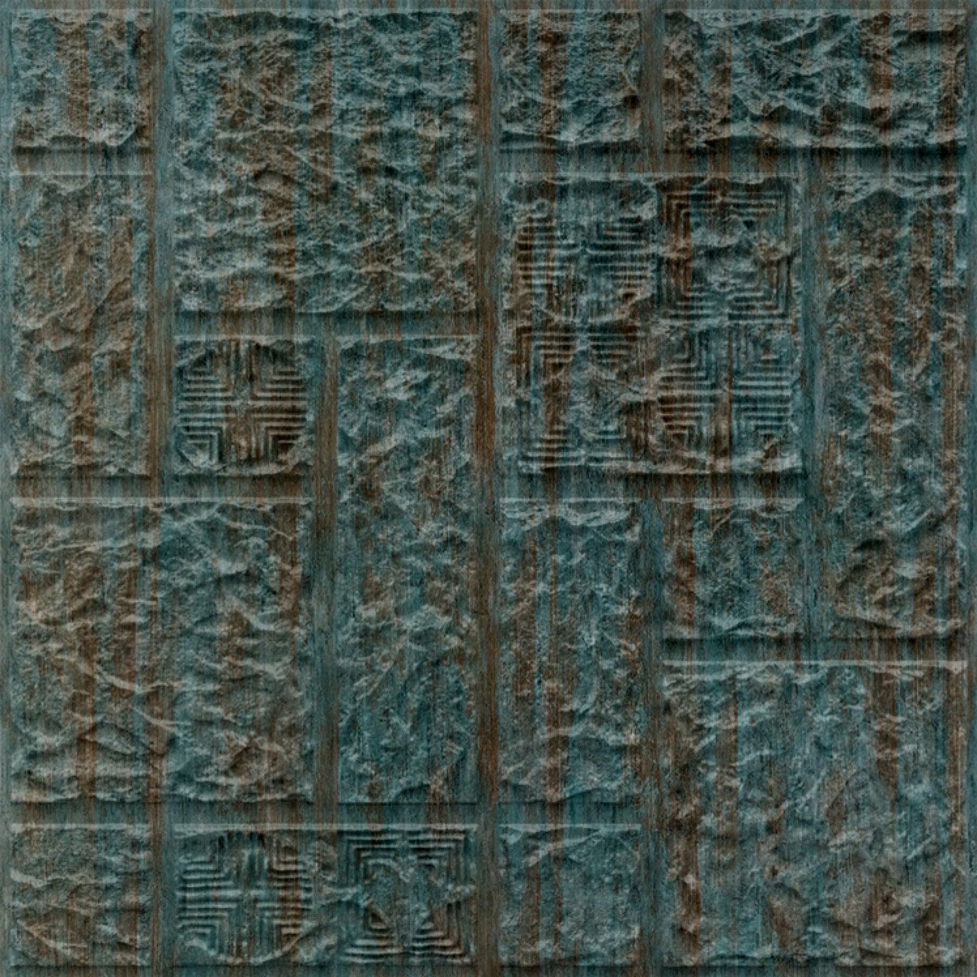 Rustic Wood Self Adhesive Wall Panels Abstract Design
