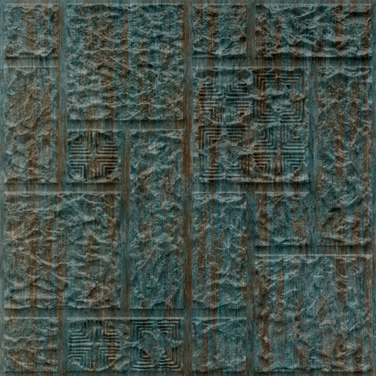 Rustic Wood Self Adhesive Wall Panels Abstract Design