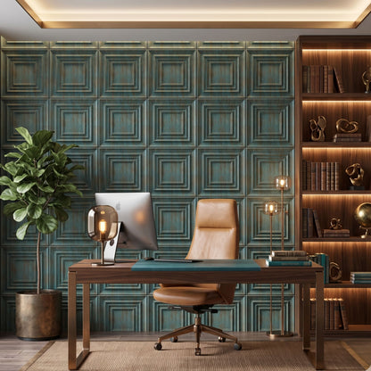 Rustic Wood 3D Wall Panels Accent Design1