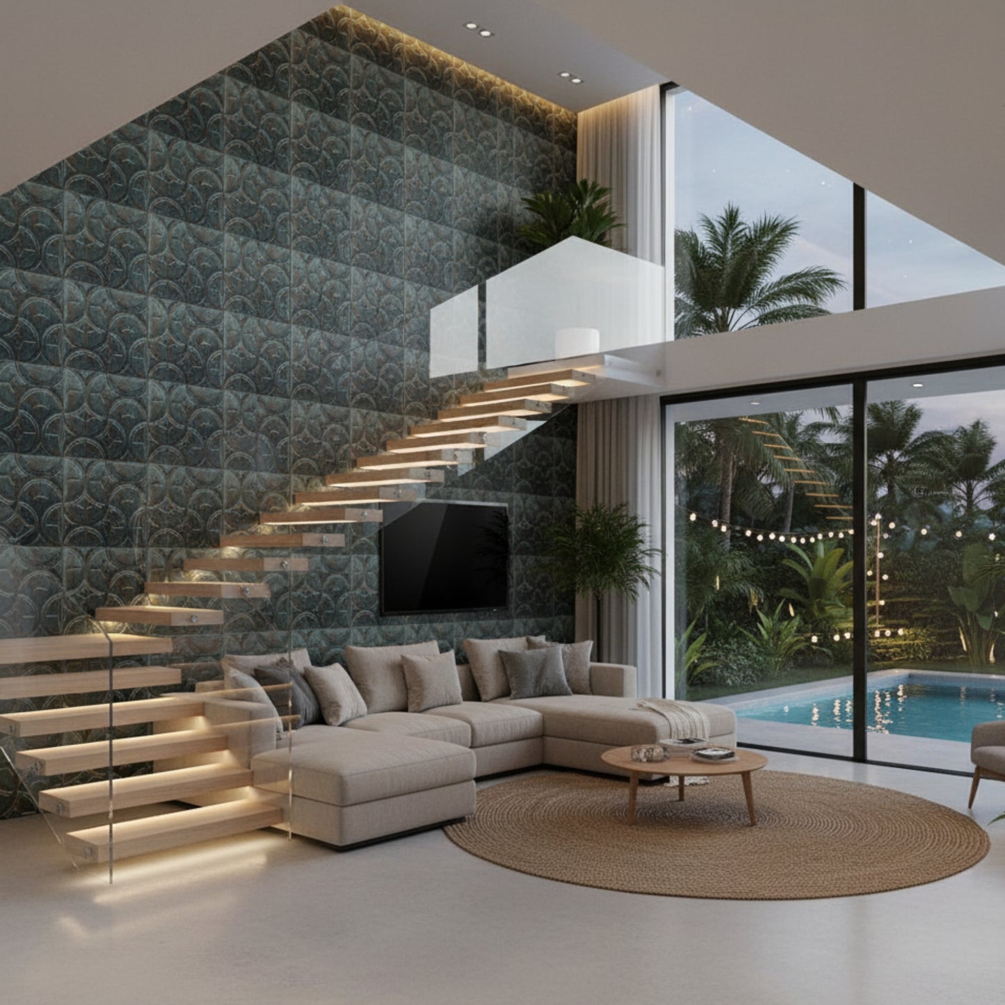 Rustic Wood 3D Wall Panels Luna Design