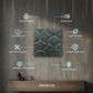 Rustic Wood 3D Wall Panels Luna Design