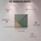 3D Wall Panels for Home Decor PVC Plaina Design 50X50 cm