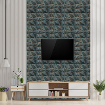 Rustic Wood 3D Wall Panels Stone Design