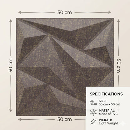 Magnum Brown 3D Wall Panels Alps Design-3