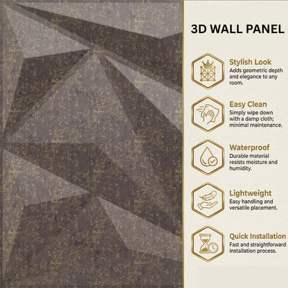 Magnum Brown 3D Wall Panels Alps Design-2