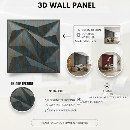 Rustic Wood 3D Wall Panels Alps Design-2