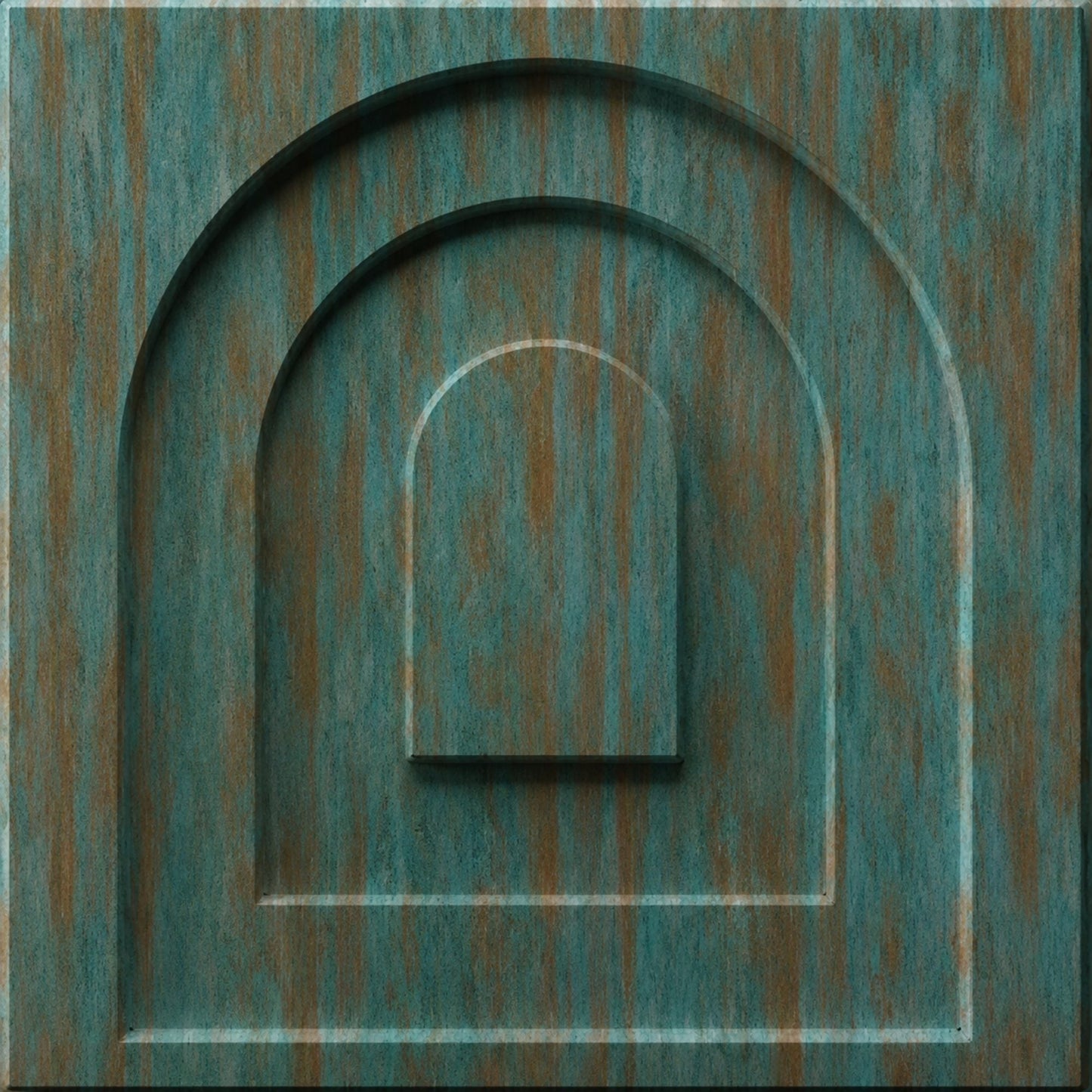 Rustic Wood Archi Design 3D Wall Panel