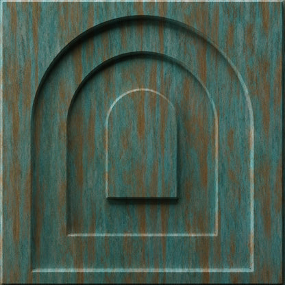 Rustic Wood Archi Design 3D Wall Panel