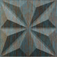 Rustic Wood Crystal Design 3D Wall Panel Front View-1