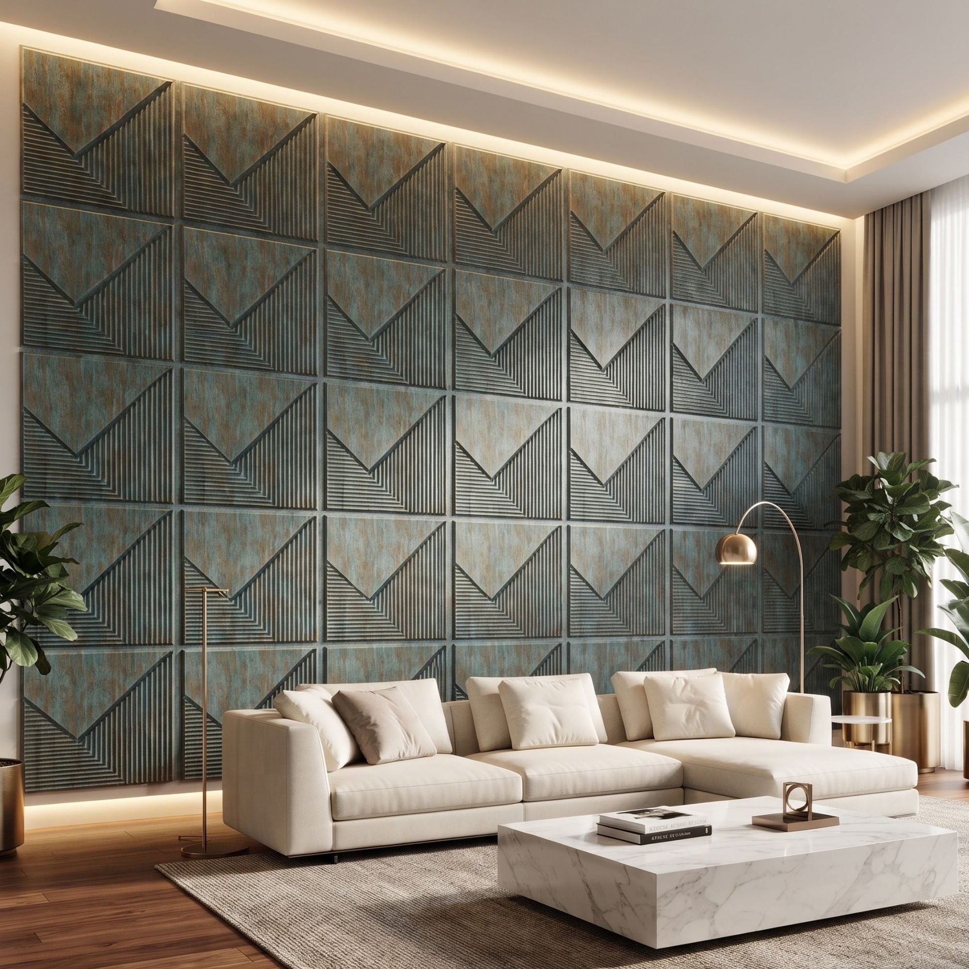 Rustic Wood Plaina Design 3D Wall Panel-1