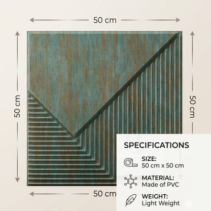 Rustic Wood Plaina Design 3D Wall Panel-3