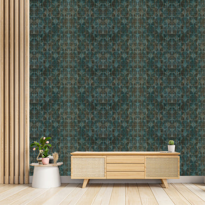 Rustic Wood Self Adhesive Panels Quarter Circle Design
