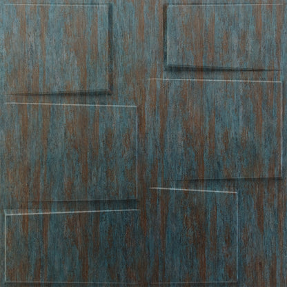 Rustic Wood Stream Design 3D Wall Panel