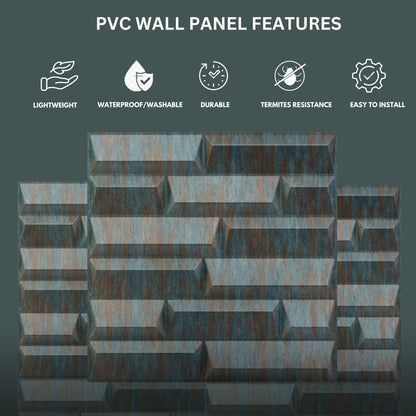 Rustic Wood 3D Wall Panels Vault Design-3
