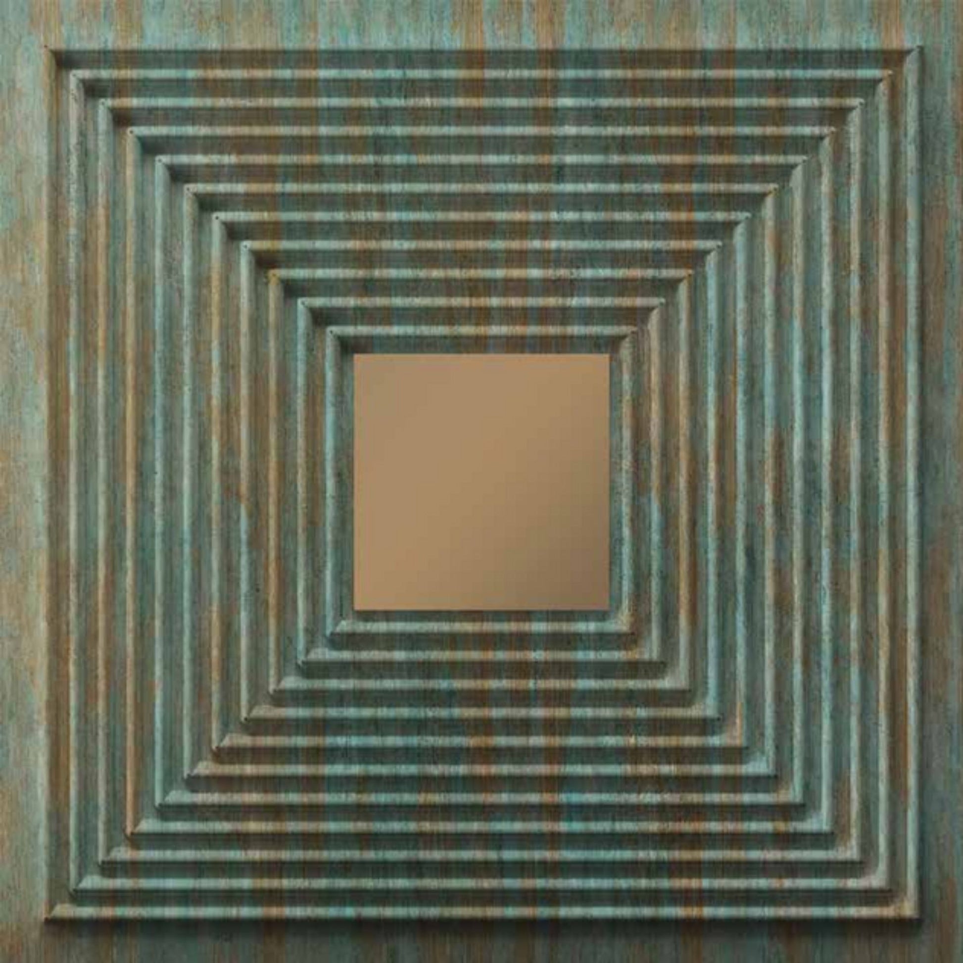 Rustic wood - Copper Self Adhesive Panels Line Design
