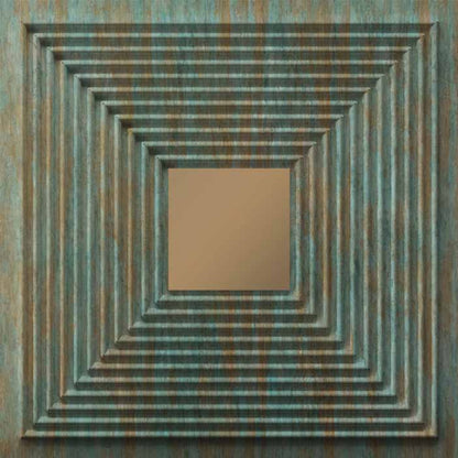 Rustic wood - Copper Self Adhesive Panels Line Design