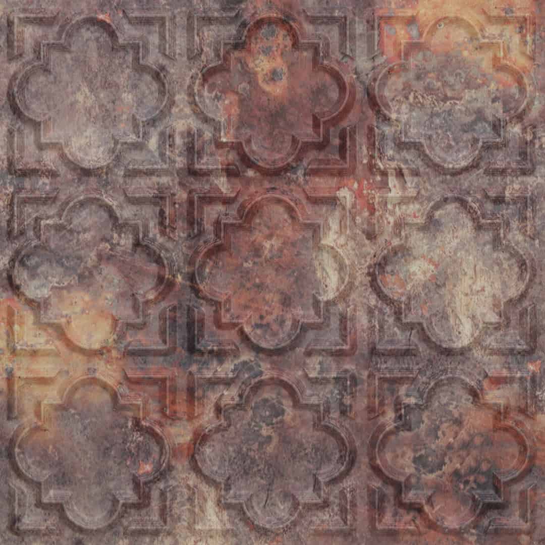 Simply Rustic Color Quatrefoil Design 3D Ceiling Panel