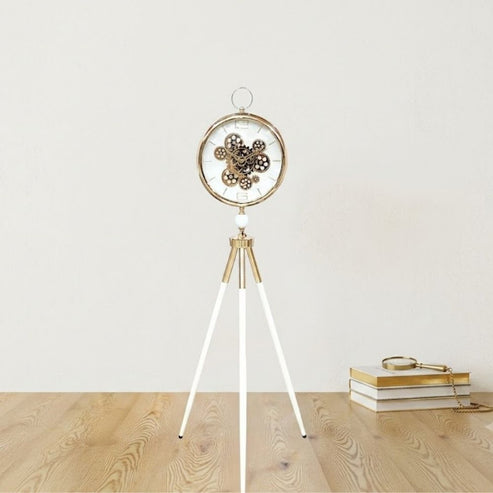 Classic Wall Clock Decorative Size-153 cm | Tripod White