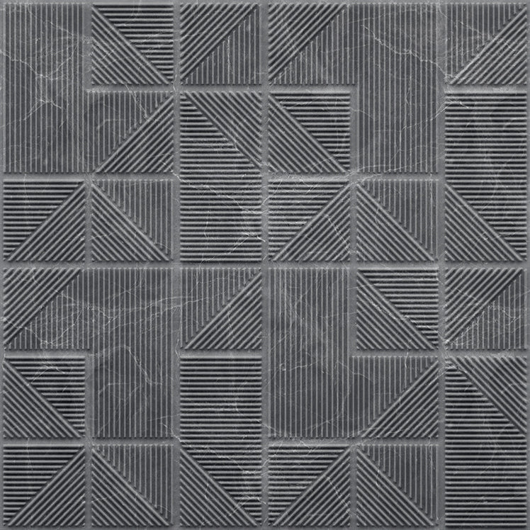 3D Self Adhesive Wall Panel TP107 Stipe Design 50x50 cm