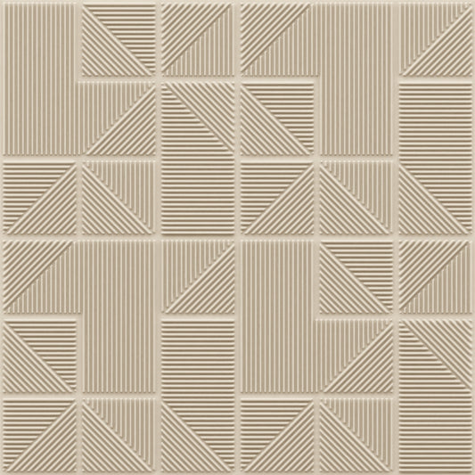 3D Self Adhesive Wall Panel TP107 Stipe Design 50x50 cm