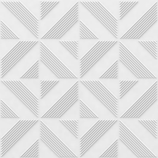 3D Self Adhesive Wall Panel TP 108 triangle Design 50x50 cm