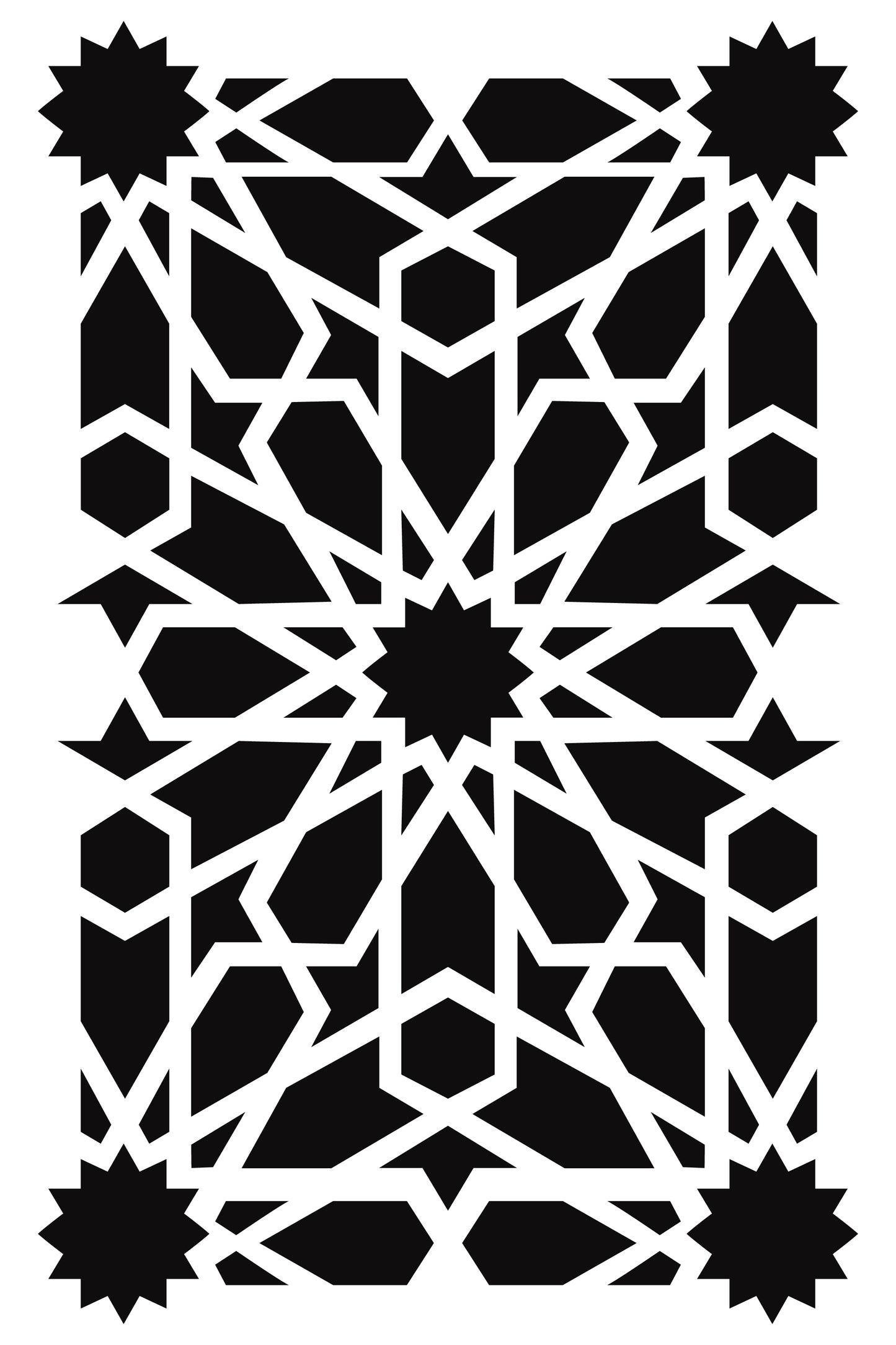 Multi-Magic Design Stencil for Wall Painting (KDMD1476)