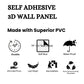 Teak Wood Self Adhesive Panels Circle Design