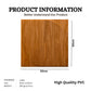Teak Wood Self Adhesive Panels Circle Design