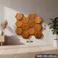 Teak Wood 3D Wall Panels Hexagon Design-td038
