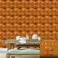 Teak Wood 3D Wall Panels Hexa quarter Design
