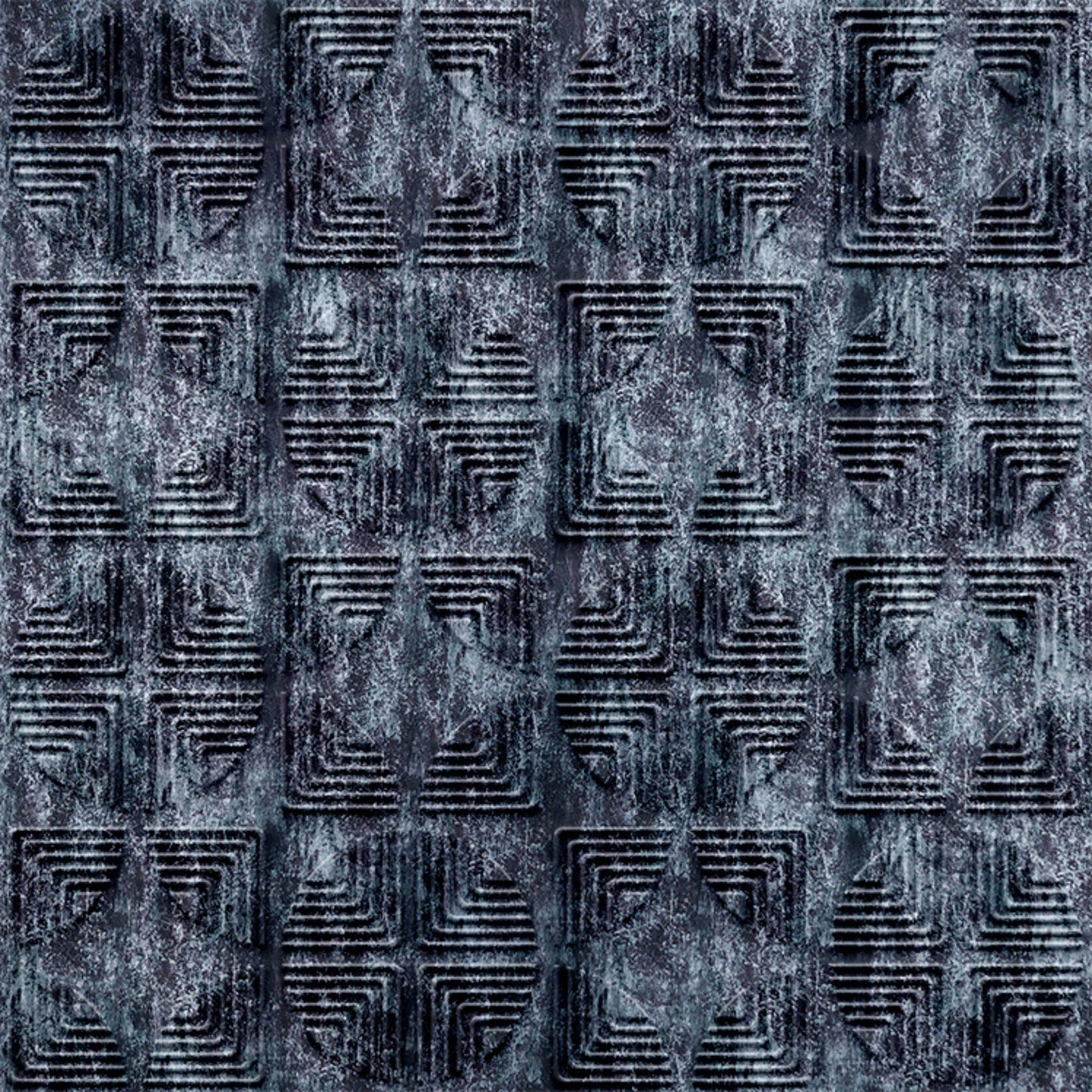 Thunder Black Self Adhesive Panels Quarter Circle Design
